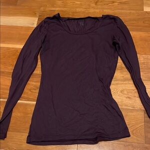 Women's Long Sleeve Top - Dark Purple